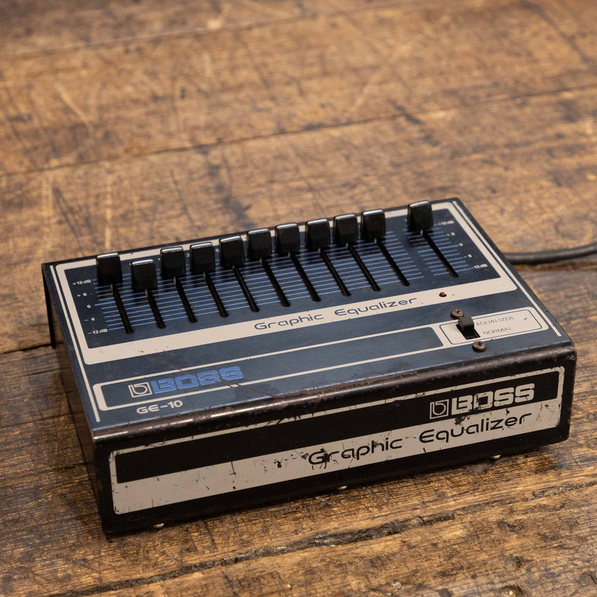 Boss GE-10 Graphic Equalizer Pedal - Converted for Australian Use