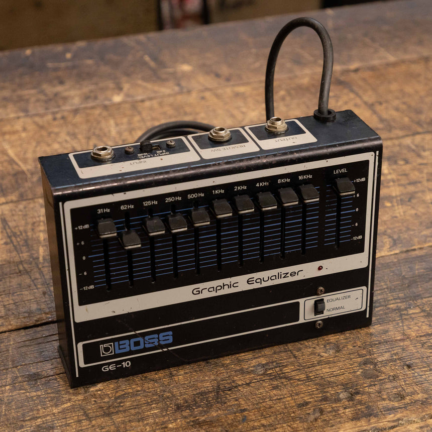 Boss GE-10 Graphic Equalizer Pedal - Converted for Australian Use