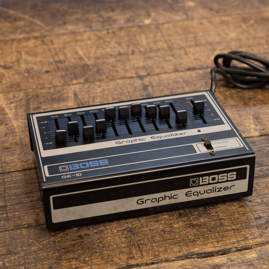 Boss GE-10 Graphic Equalizer Pedal - Converted for Australian Use