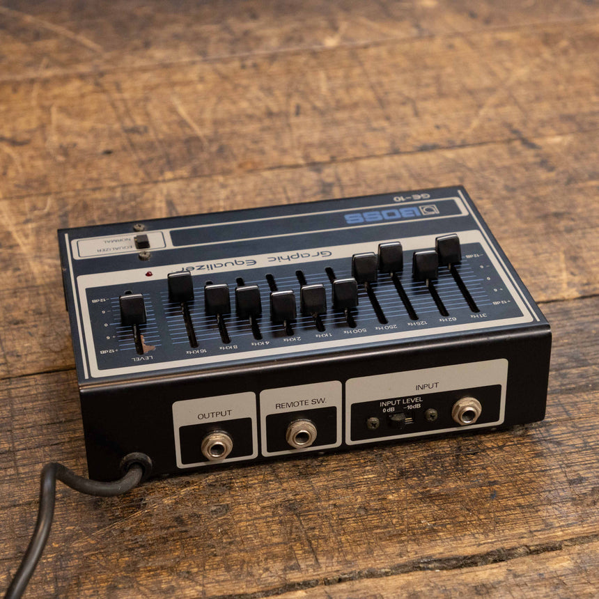 Boss GE-10 Graphic Equalizer Pedal - Converted for Australian Use