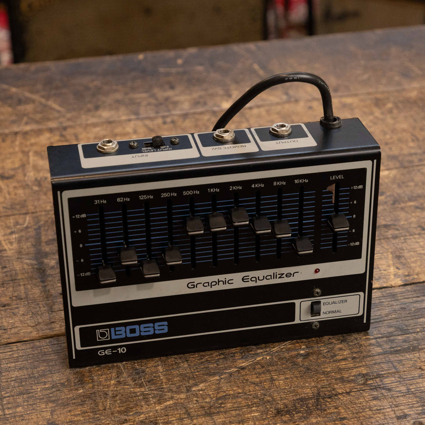 Boss GE-10 Graphic Equalizer Pedal - Converted for Australian Use