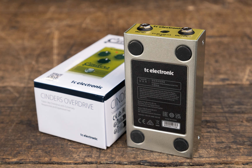 TC Electronic Cinders Analog Overdrive Pedal
