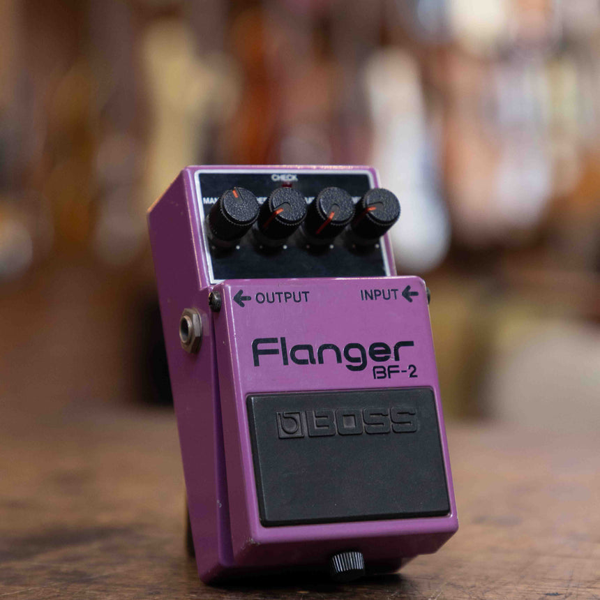 Boss BF-2 Flanger 1982 (Black Label) Made in Japan