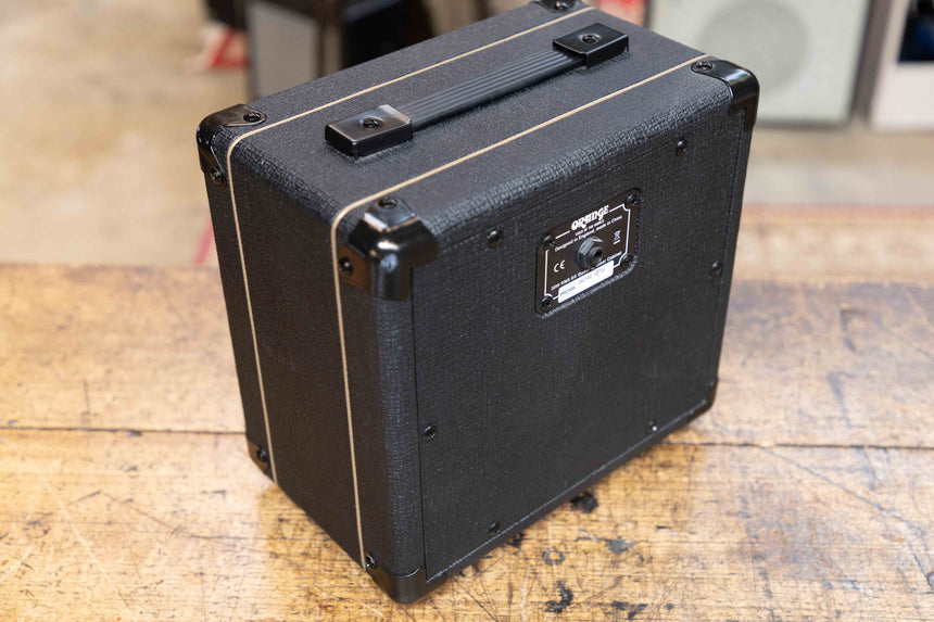 Orange PPC108 1x8" Closed-Back Guitar Speaker Cabinet - Black.