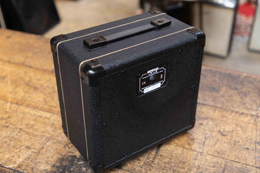 Orange PPC108 1x8" Closed-Back Guitar Speaker Cabinet - Black