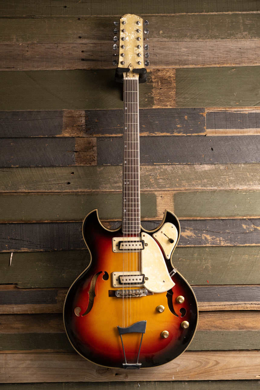 Aria Diamond 1312 Hollowbody 12-string 1960's - Sunburst