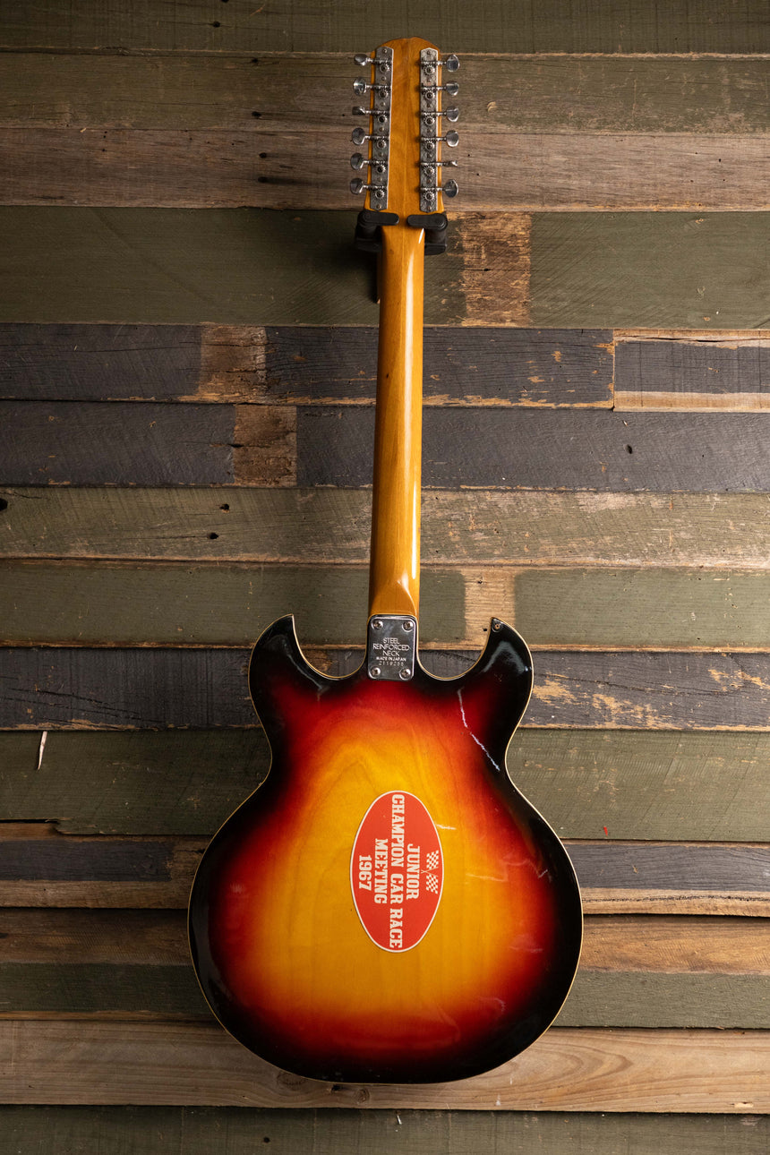 Aria Diamond 1312 Hollowbody 12-string 1960's - Sunburst