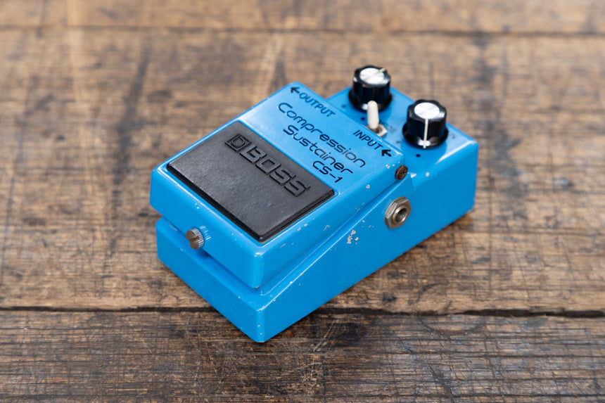 Boss CS-1 Compression Sustainer (Black Label) 1978 - 1982 - Blue
