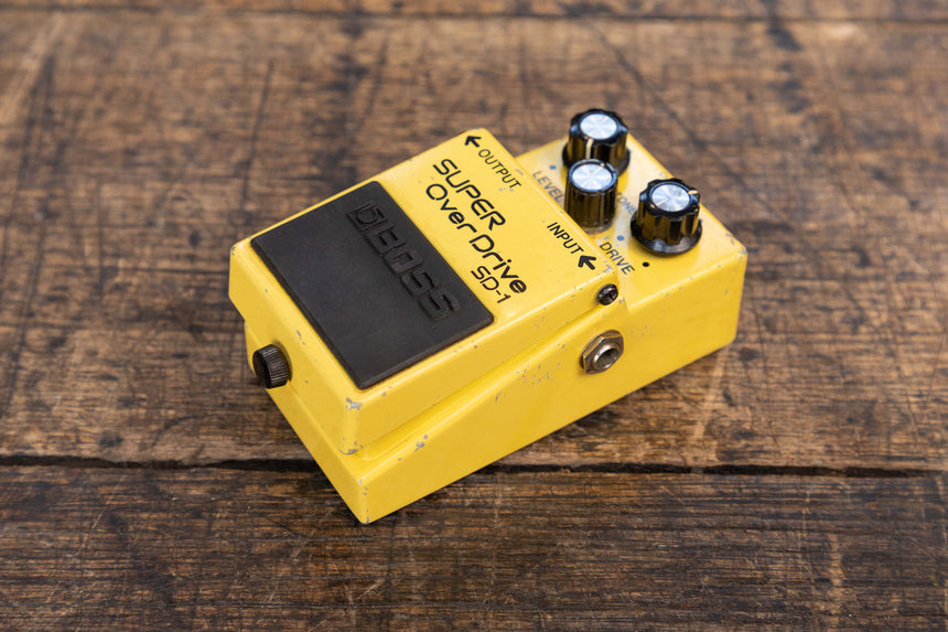 Boss SD-1 Super OverDrive (Silver Label) 1997 - Present - Yellow