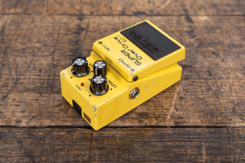 Boss SD-1 Super OverDrive (Silver Label) 1997 - Present - Yellow