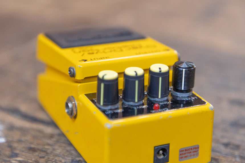 Boss OS-2 OverDrive/Distortion (Silver Label) 1990 - Present - Yellow