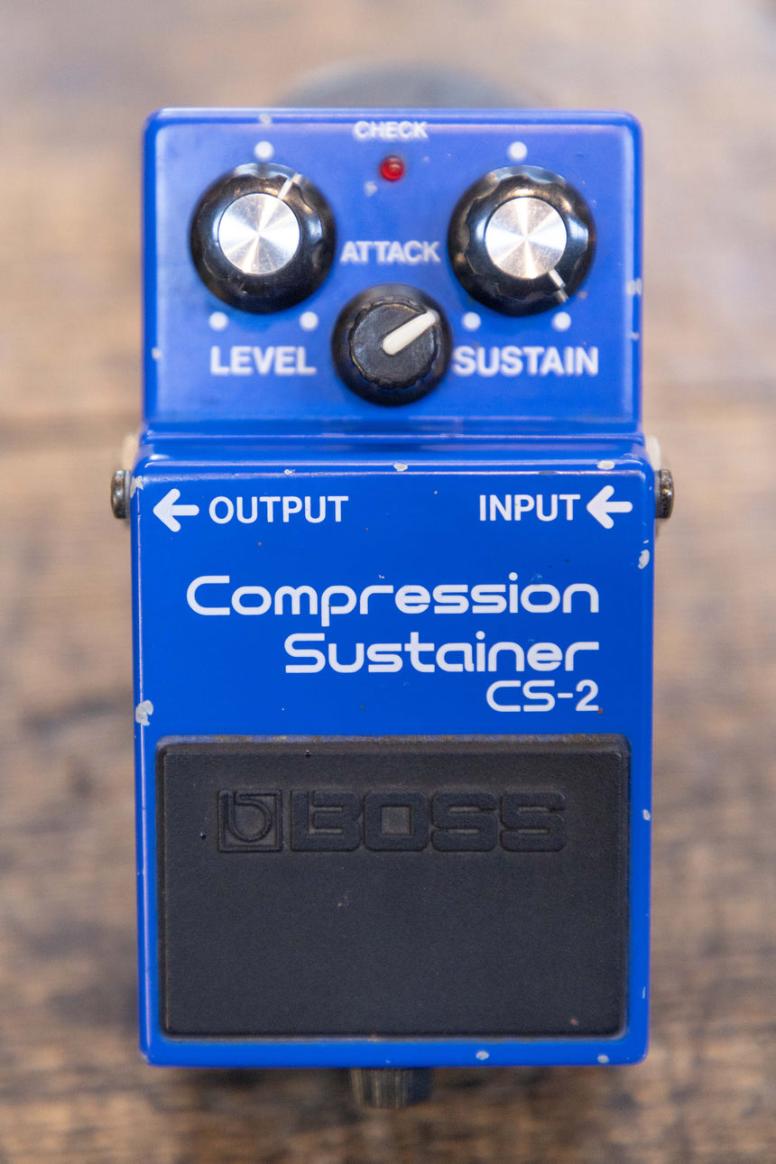 Boss CS-2 Compression Sustainer (Black Label) 1981 - 1986 - Blue