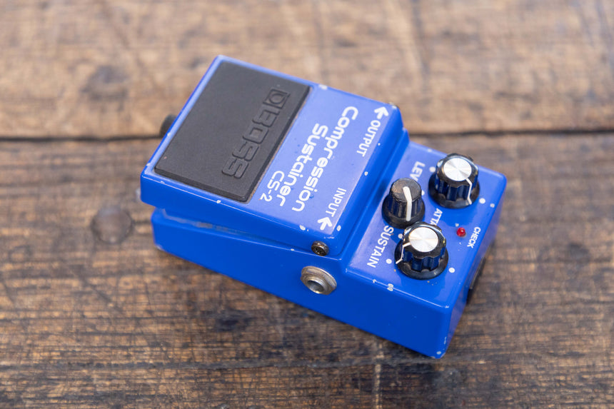 Boss CS-2 Compression Sustainer (Black Label) 1981 - 1986 - Blue
