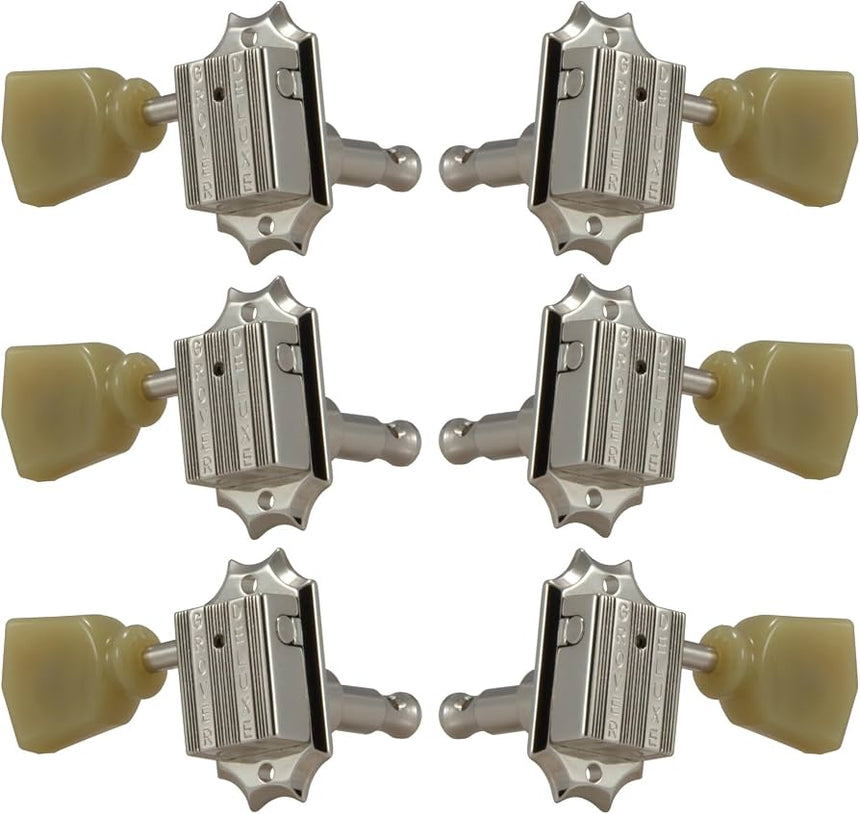 Grover 135N Vintage Deluxe 3+3 Guitar Tuners - Nickel