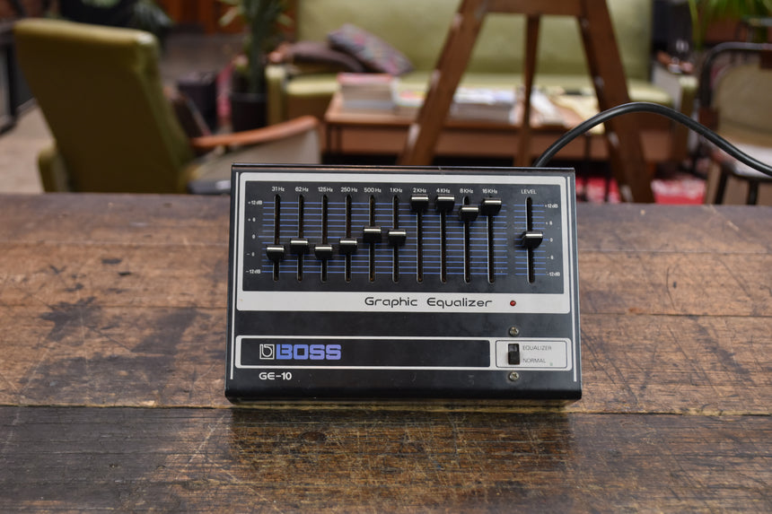 Boss GE-10 Graphic EQ 1976 - 1977 - Black