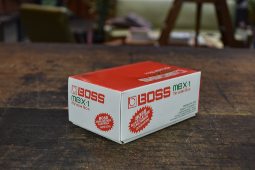 2003 Boss MBX-1 Miracle Box Rare Promotional Pedal Box (w/Boss Dog Tag)