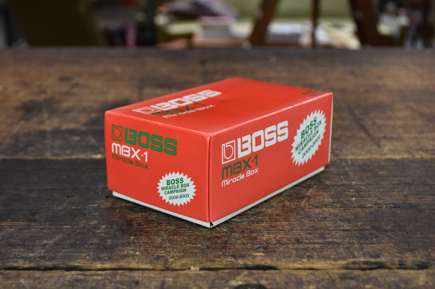 2003 Boss MBX-1 Miracle Box Rare Promotional Pedal Box (w/Boss Dog Tag)