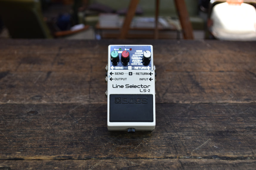 Boss LS-2 Line Selector (Silver Label) 1991 - Present - White