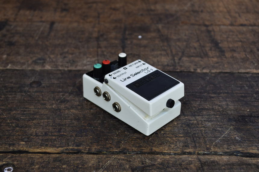Boss LS-2 Line Selector (Silver Label) 1991 - Present - White