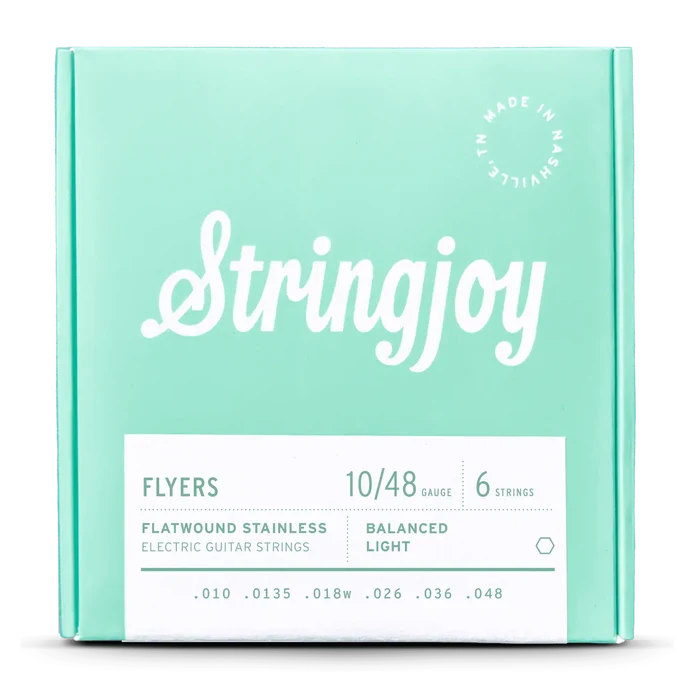 Stringjoy Flyers - 10-48 BALANCED MEDIUM Gauge Flyers (Flatwound)