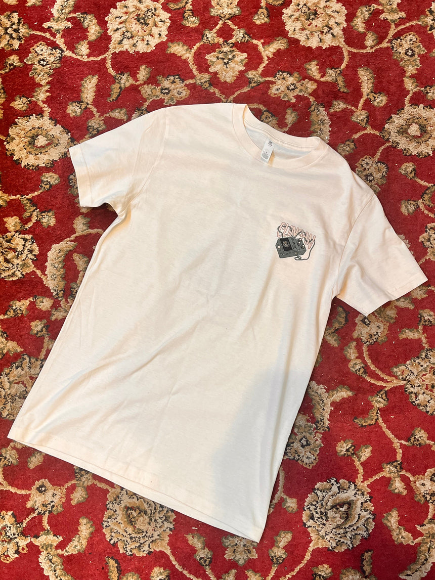 Clingan guitar Tone T-shirt (Cream and Green)