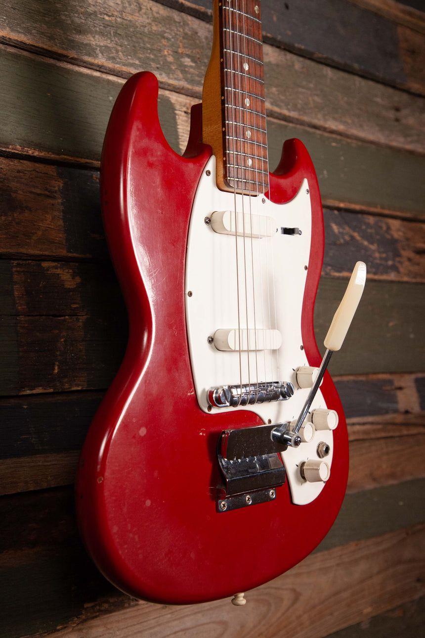 Vintage 60's Kalamazoo by Gibson - Red - w/ Gibson Chipboard Case