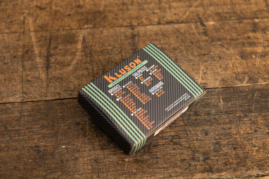 Kluson Left Hand Vintage Replacement Telecaster Bridge KVTBLHG-C - Brass Saddles - Chrome