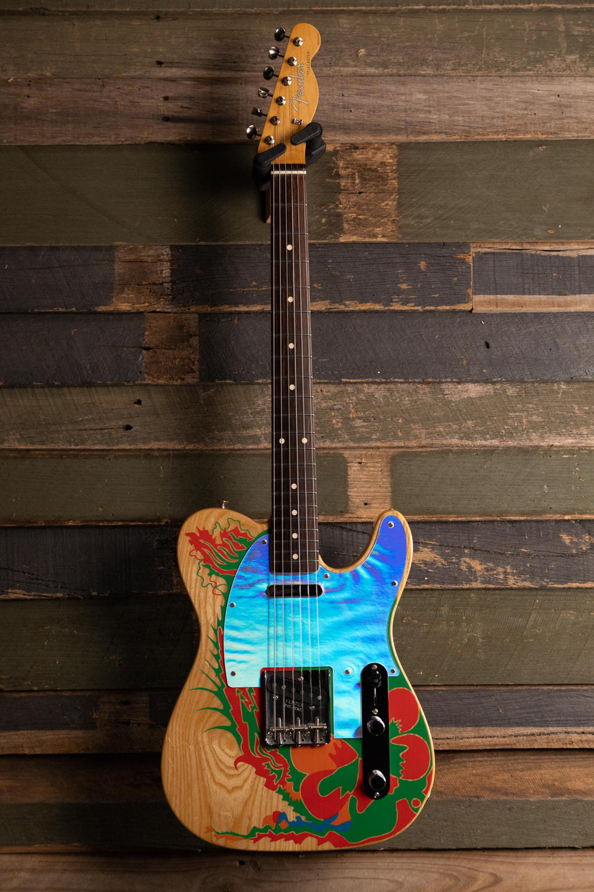 Fender Artist Series Jimmy Page Telecaster with Rosewood Fretboard 2019 - Natural with Dragon Graphic
