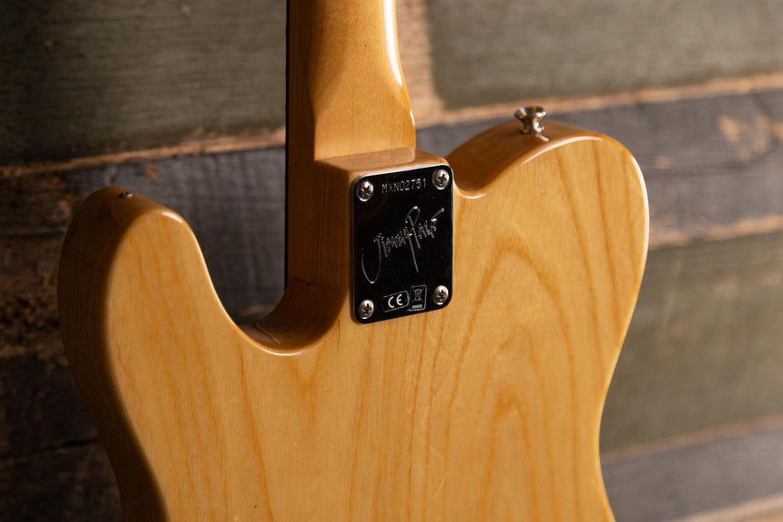 Fender Artist Series Jimmy Page Telecaster with Rosewood Fretboard 2019 - Natural with Dragon Graphic