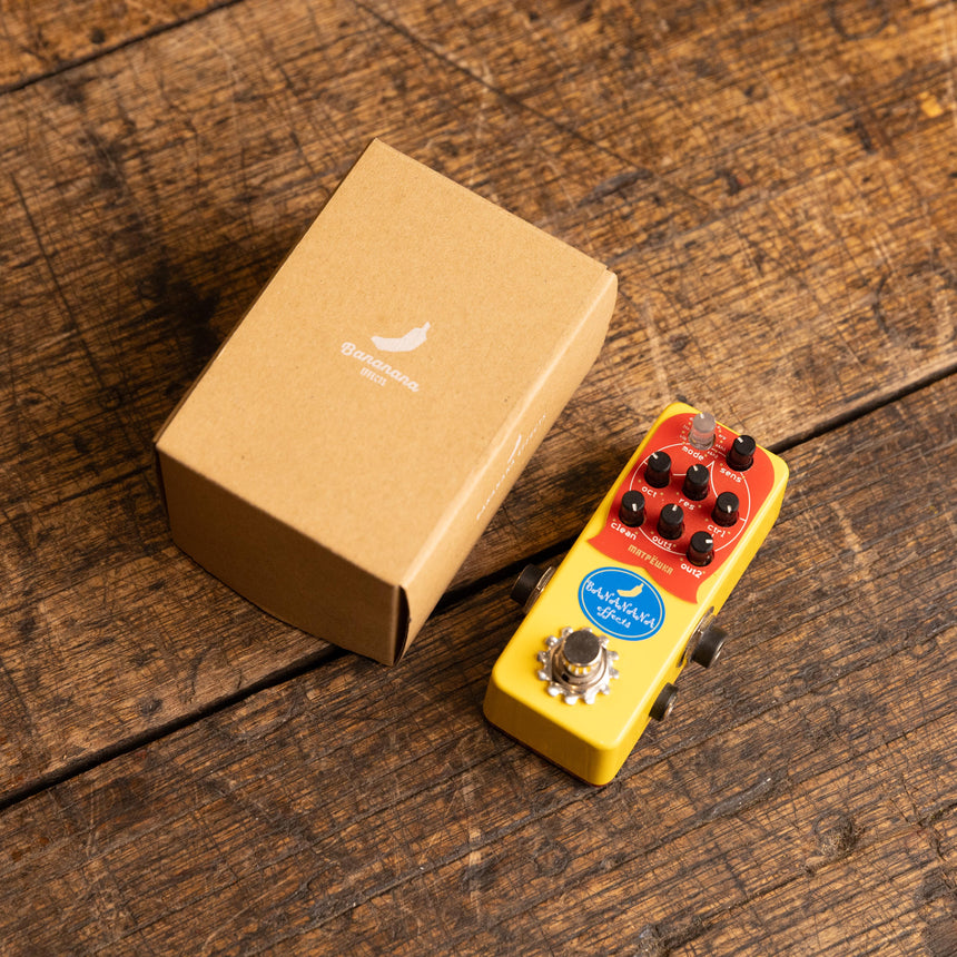 bananana effects matryoshka bass synth pedal Bananana Effects Matryoshka (Matpëwka) Mini Bass Synth Effects Pedal – Clingan Guitars