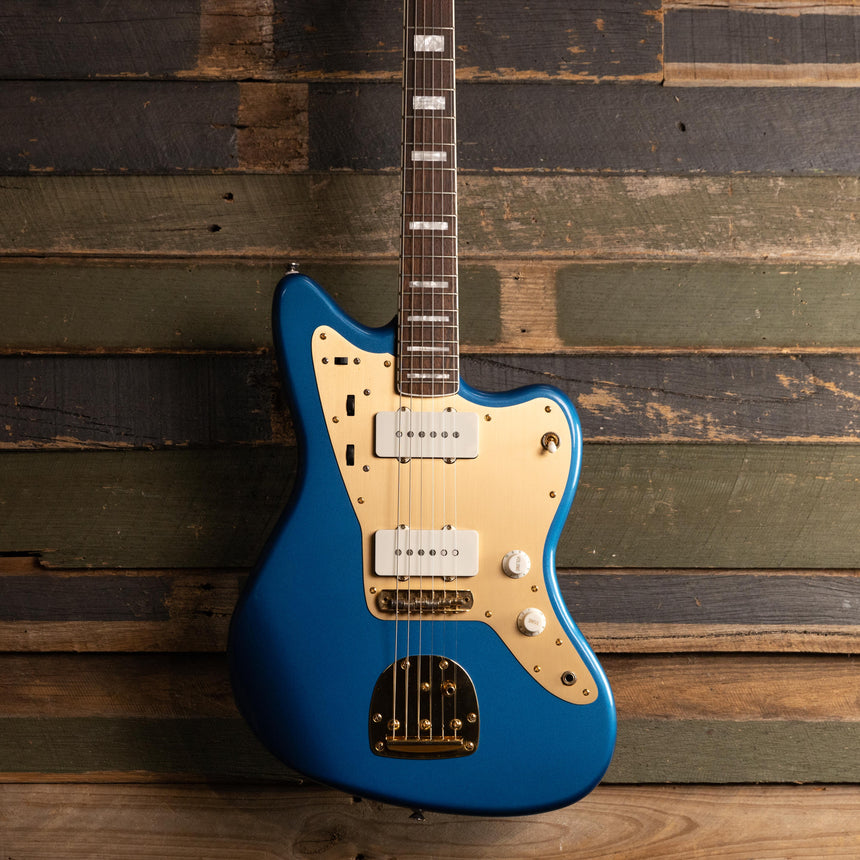 Squier 40th Anniversary Jazzmaster Gold Edition Electric Guitar - Lake Placid Blue