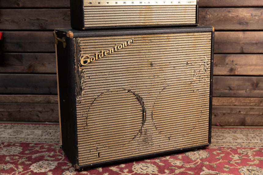 1966 Goldentone Reverbmaster 1764 Piggy-back 2x12 (Rola 12U)