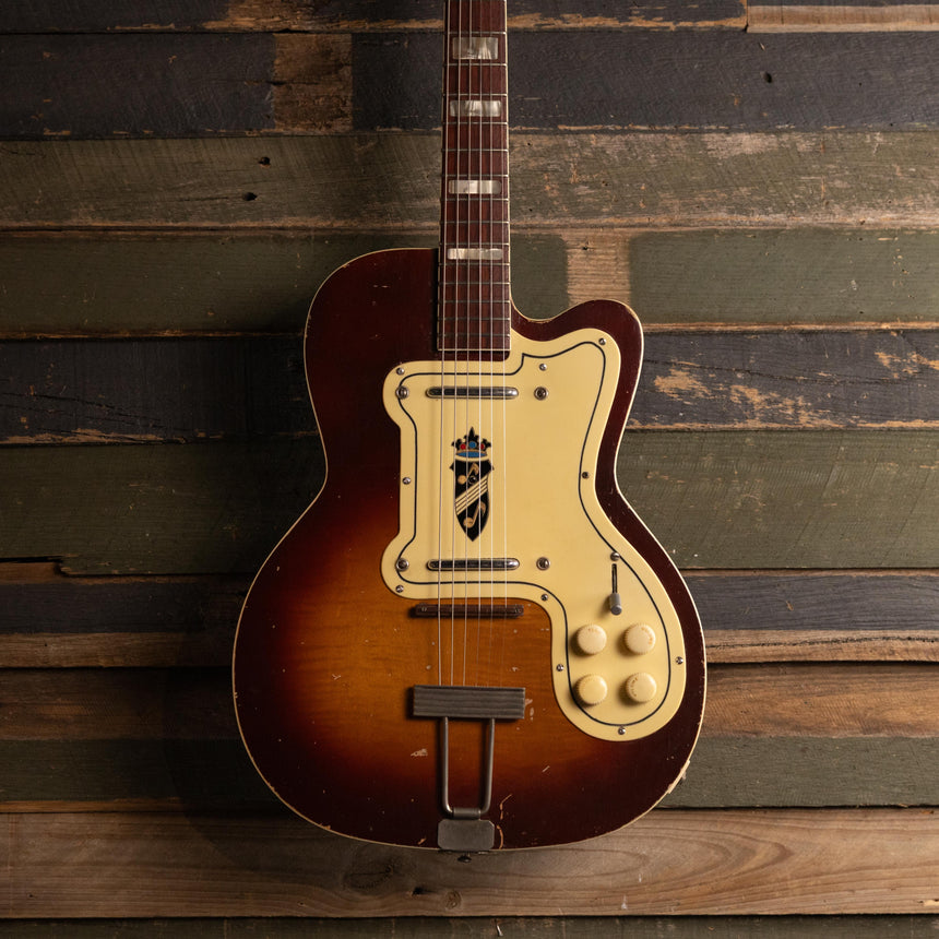 Silvertone Thin Twin 1382L Jimmy Reed 1956 - Sunburst