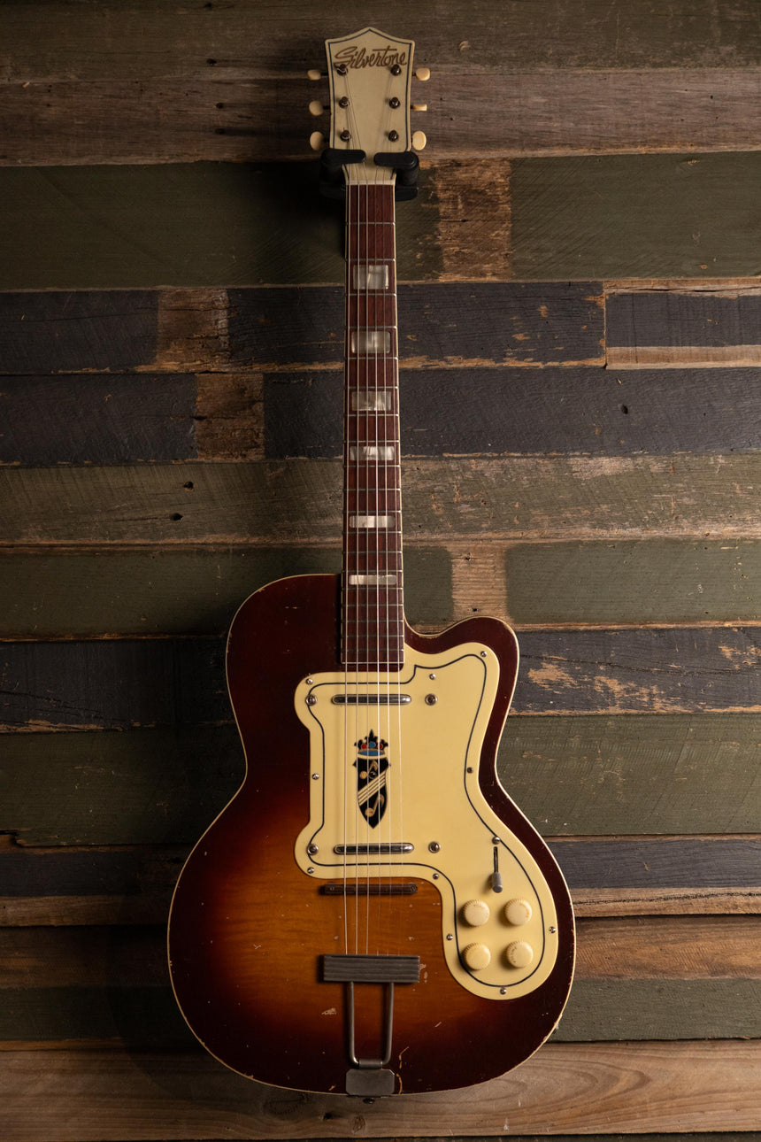 Silvertone Thin Twin 1382L Jimmy Reed 1956 - Sunburst
