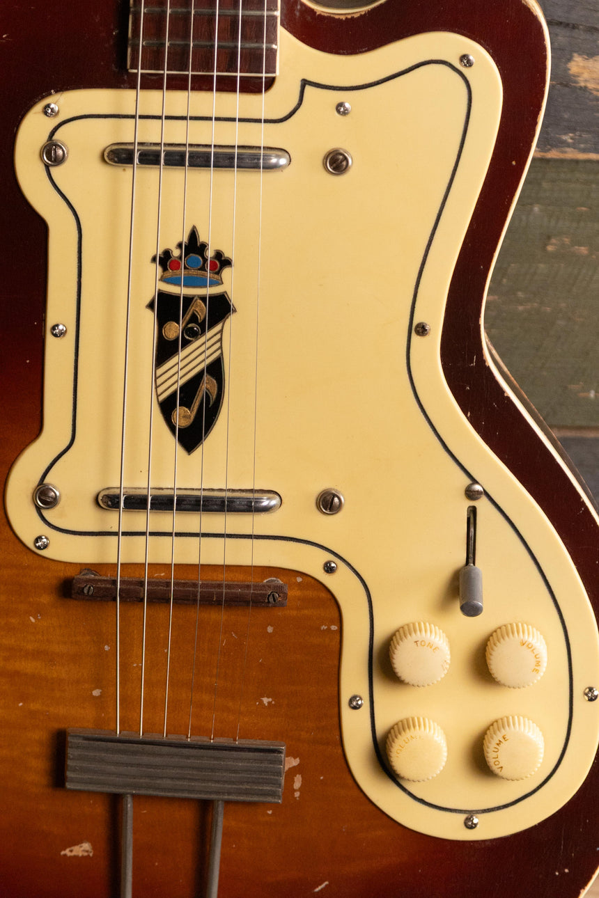 Silvertone Thin Twin 1382L Jimmy Reed 1956 - Sunburst