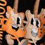 Clingan guitar Tone T-shirt (Black and Orange)