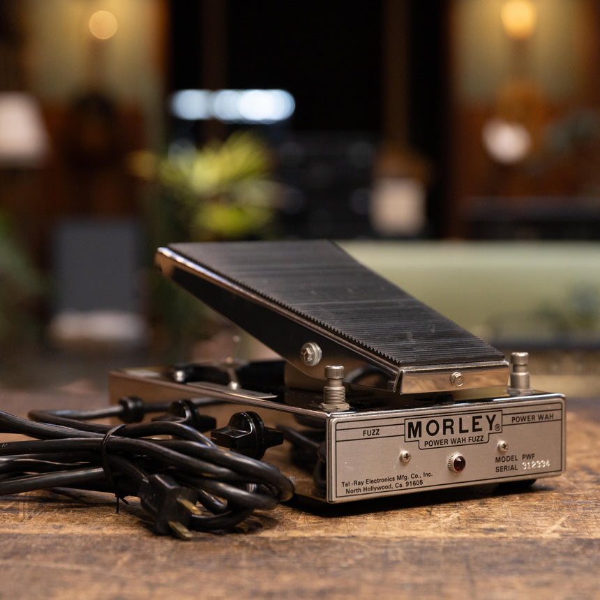 Morley Power Wah Fuzz PWF Silver 1970s