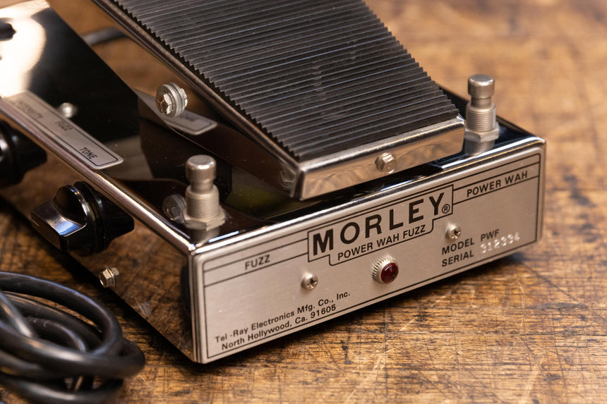 Morley Power Wah Fuzz PWF Silver 1970s
