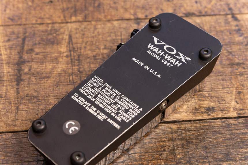 Vox V847 Wah 1994 - 2006 - Modded w/ Gain and “Q” controls