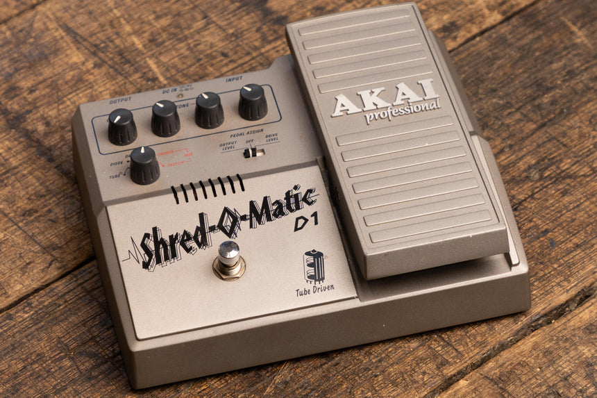 Akai Shred-O-Matic D1 Tube-Driven Overdrive / Distortion 2000s - Silver