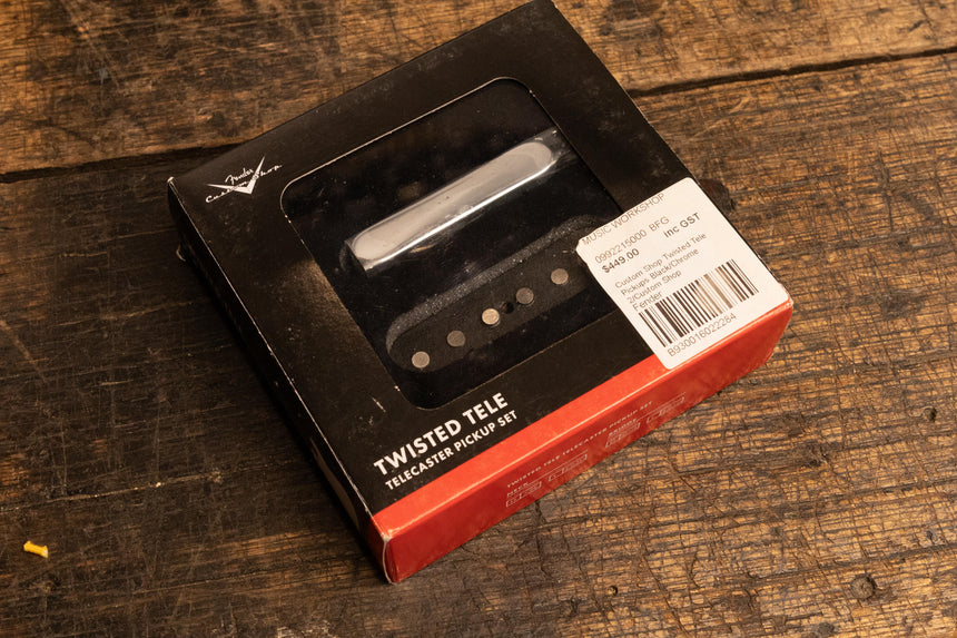 Fender 099-2215-000 Custom Shop Twisted Tele Pickup Set 2010s - Chrome / Black