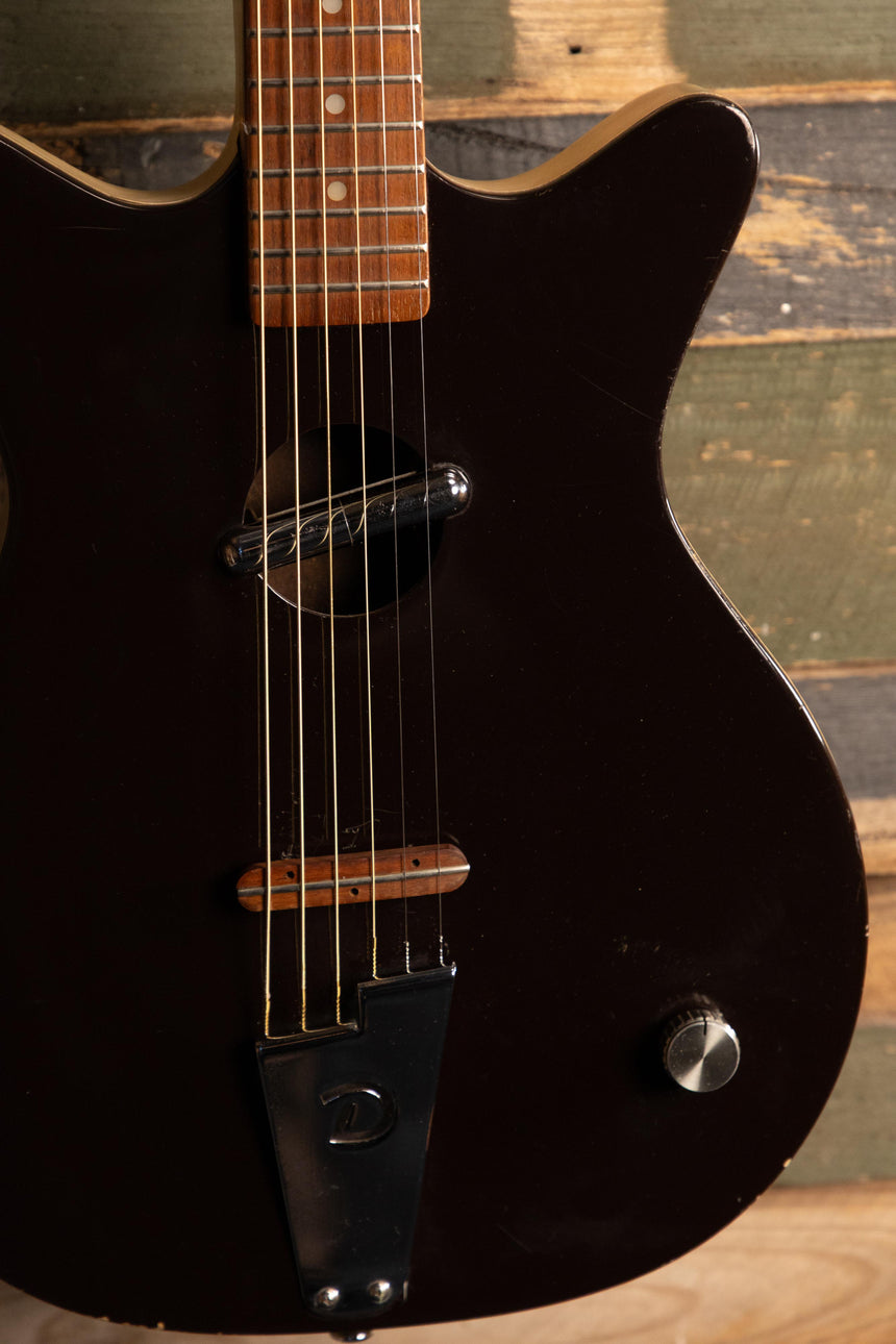 Danelectro 1990s Convertible Acoustic Electric Guitar - Black