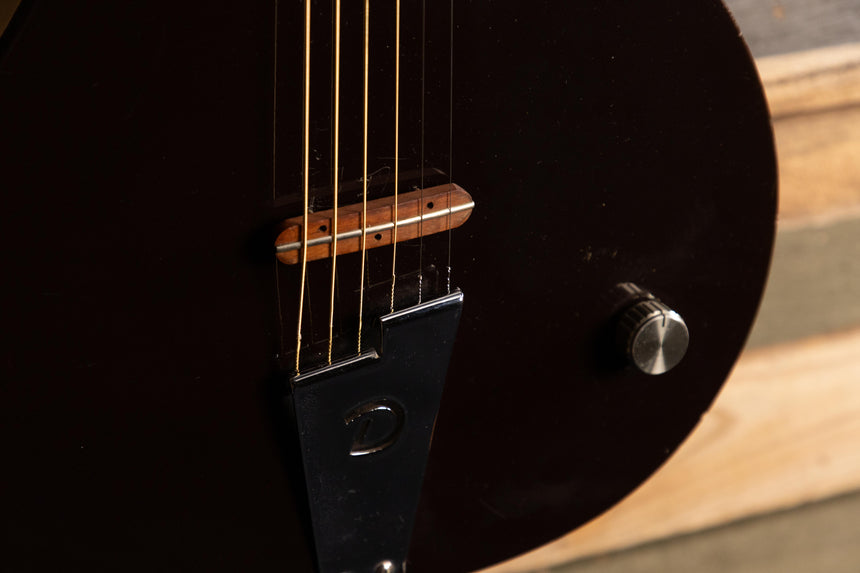 Danelectro 1990s Convertible Acoustic Electric Guitar - Black