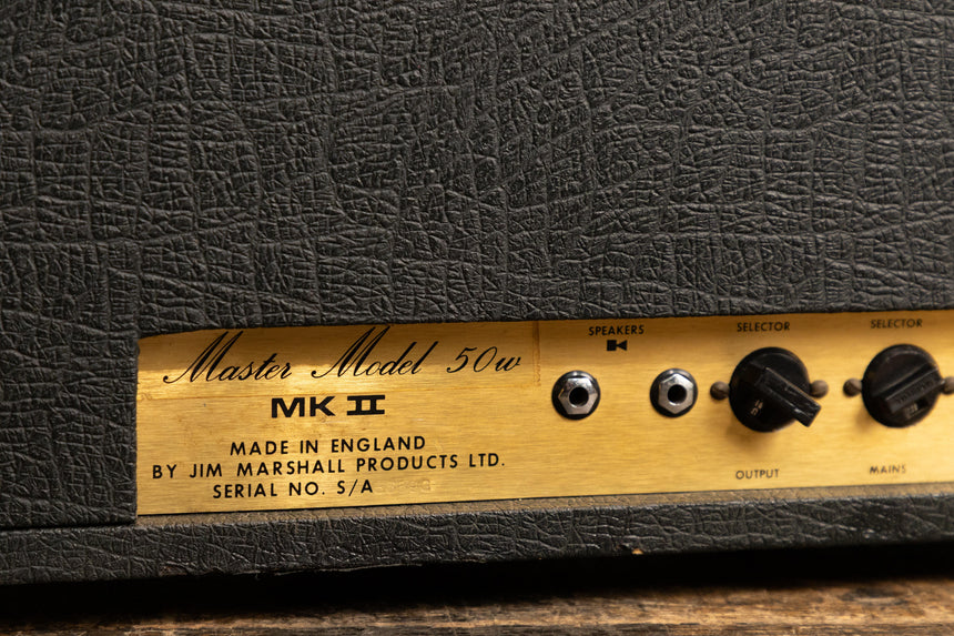 Marshall JMP 2204 Master Model Mk2 Lead 50-Watt Guitar Amp Head 1976