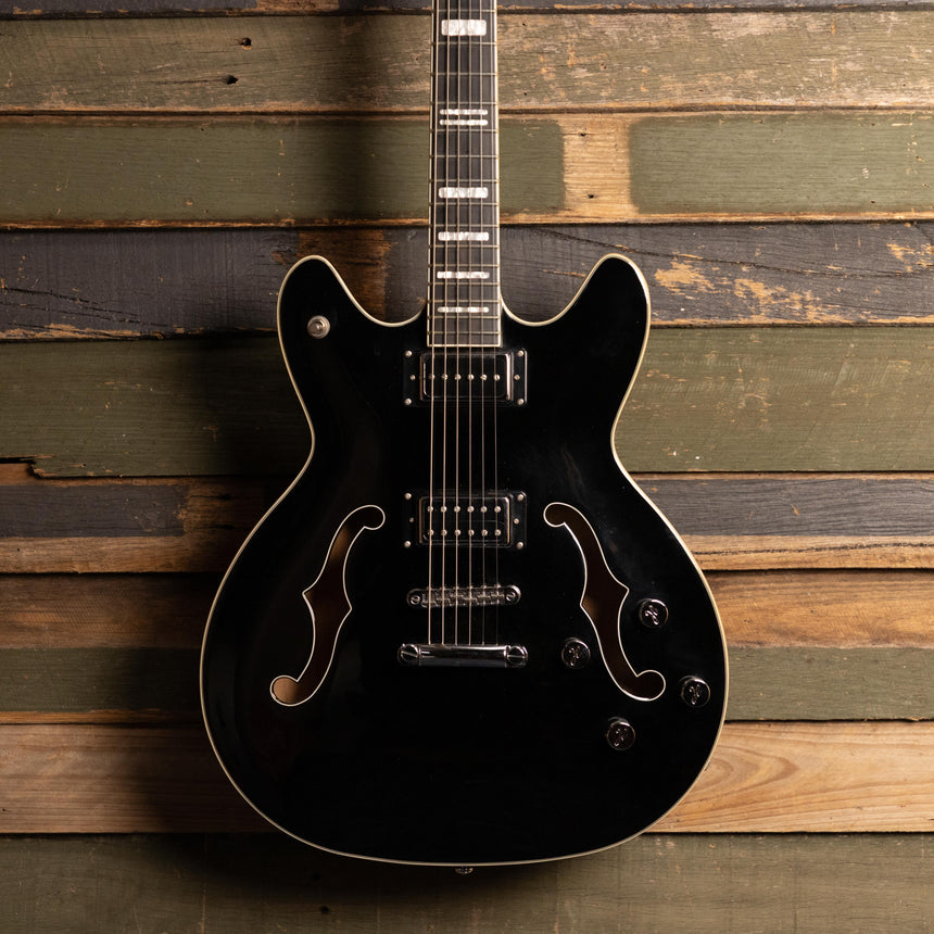 Hagstrom Viking Deluxe Baritone 2010s - Black