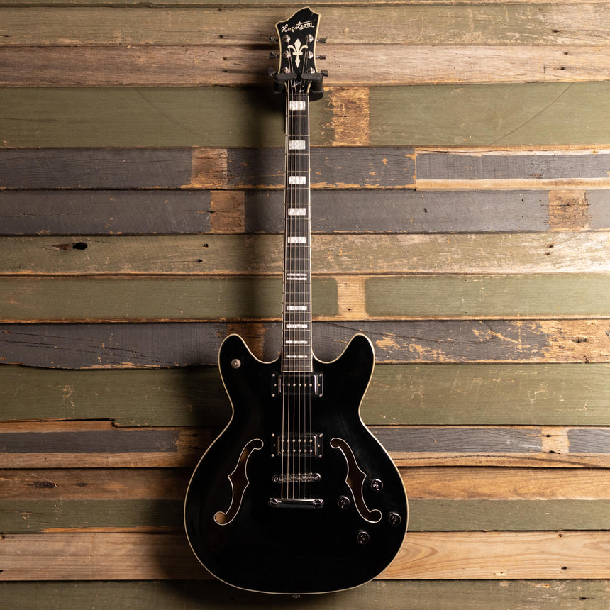 Hagstrom Viking Deluxe Baritone 2010s - Black