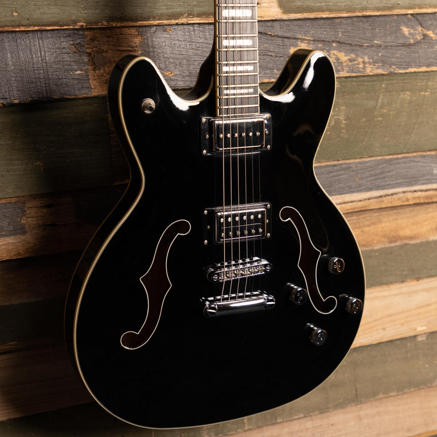 Hagstrom Viking Deluxe Baritone 2010s - Black