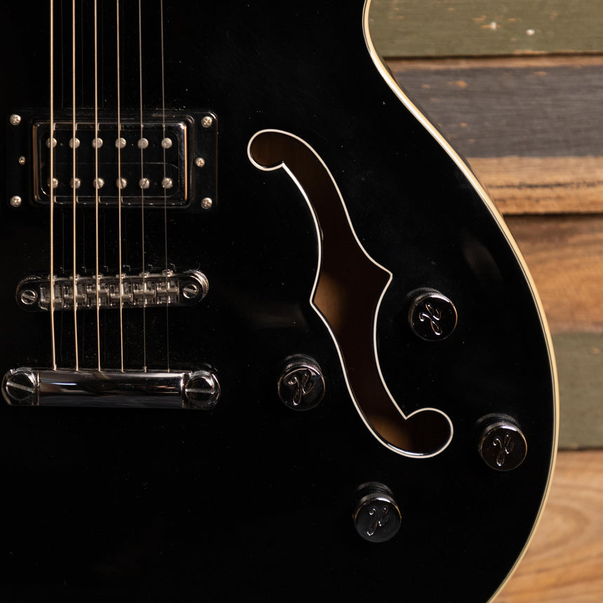 Hagstrom Viking Deluxe Baritone 2010s - Black