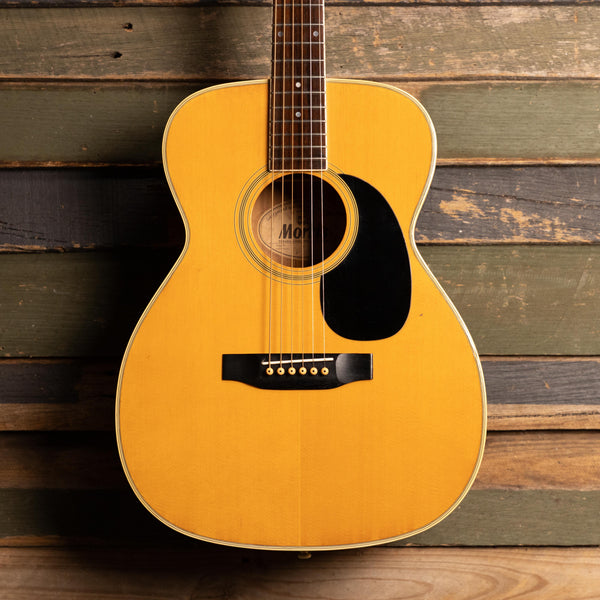 1980 Morris F-20 Acoustic Dreadnought - Natural – Clingan Guitars
