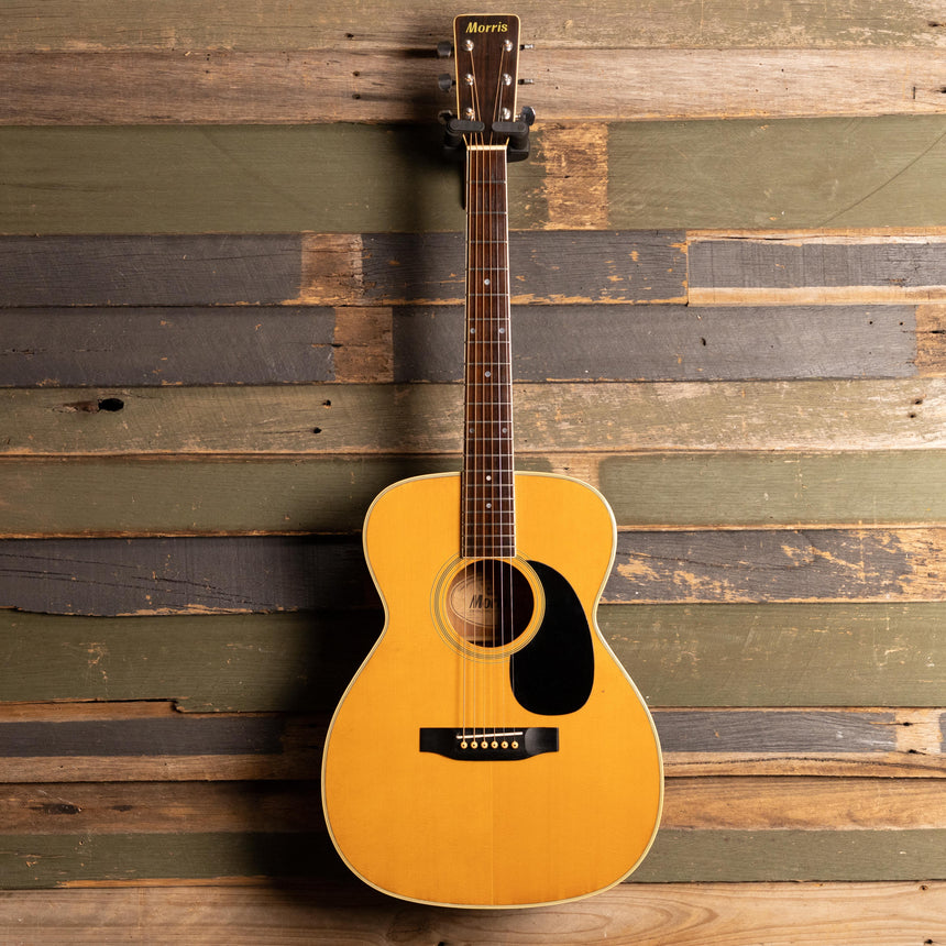 1980 Morris F-20 Acoustic Dreadnought - Natural